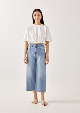 Marlee Drawstring Jersey Top