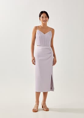 Viviena Pleated Bustier Top