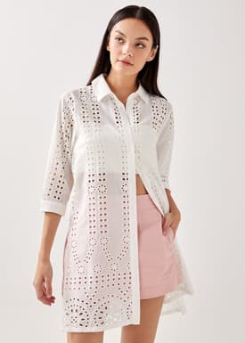 Derelle Broderie Tunic Shirt
