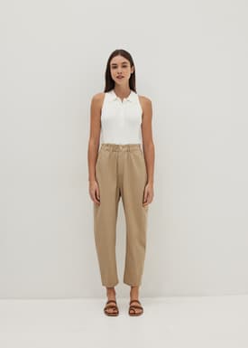 Paladia Elastic Waist Pants