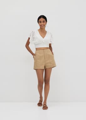 Lithany Broderie Smocked Top