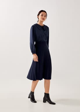 Endera Contrast Collar Blouse
