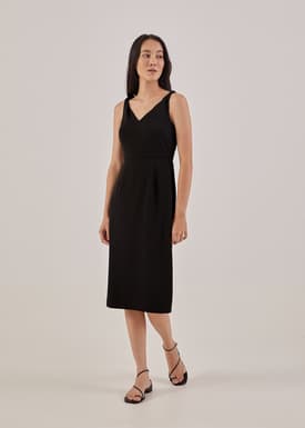 Ember Twist Shoulder Bodycon Dress