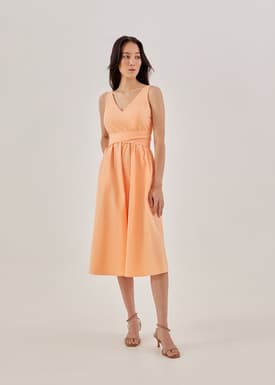 Jemma Padded Sash Dress