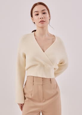 Ardyn Wrap Knit Top
