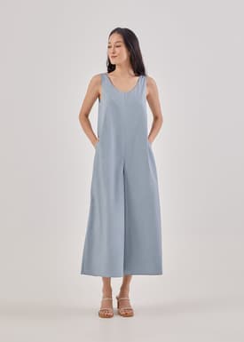 Joslyn Scoop Neck Relaxed Jumpsuit