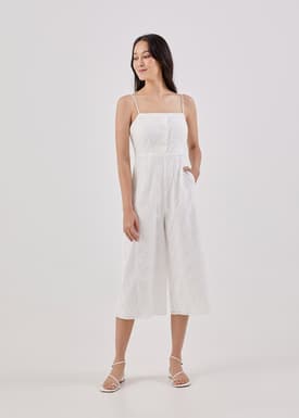 Kyani Padded Broderie Jumpsuit