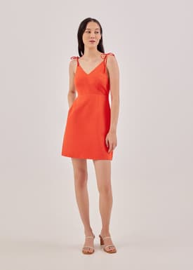 Jovene Padded Low Back Mini Dress