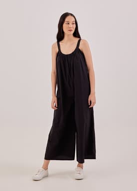 Karmyn Ruched Wide Leg Jumpsuit