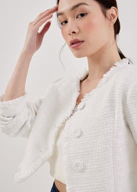 Marlowe Tweed Crop Outer