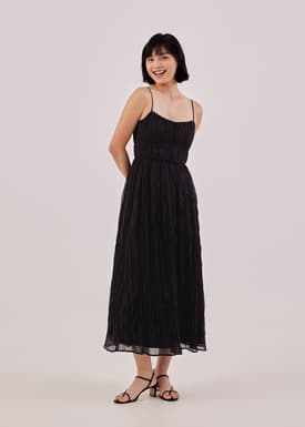 Railyn Crinkled Maxi Dress