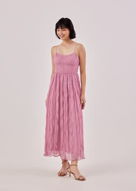 Railyn Crinkled Maxi Dress