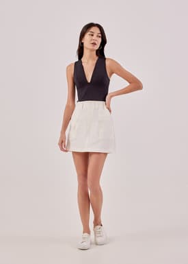 Della Padded Crop Top