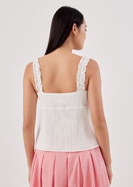 Ashlyn Multiway Textured Knot Front Top