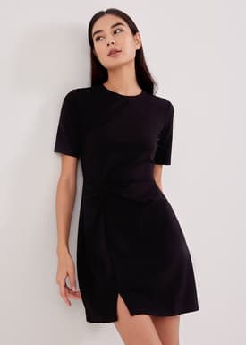 Kamile Ruched Shift Dress