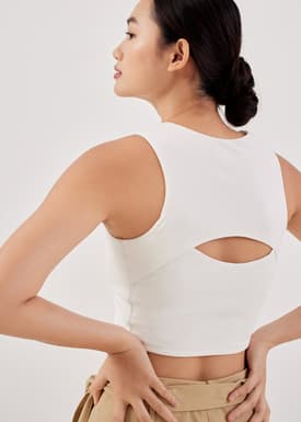 Hadi Jersey Back Cut Out Top