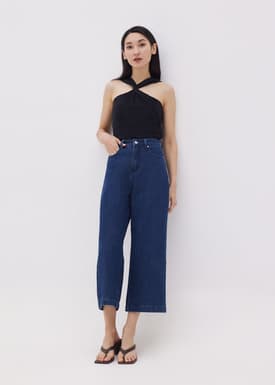 Nanette Tencel Twist Halter Top