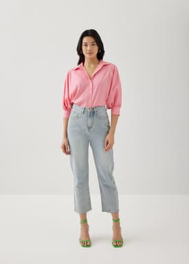 Anzel Cotton Puff Sleeve Shirt