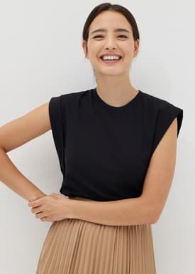 Kandice Cuffed Sleeve Top