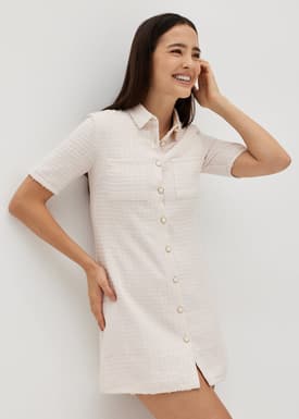 Caelynn Tweed Shift Dress