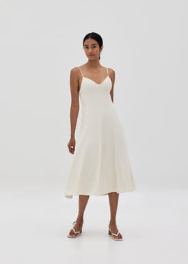 Lainie Padded Elastic Flare Dress