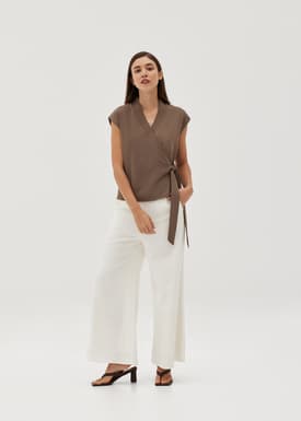 Erinna Tie Wrap Top