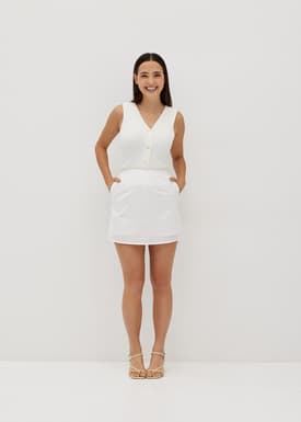 Adaley Broderie Skort