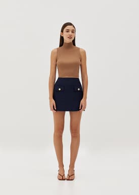 Ellowyn Tweed A-line Mini Skirt
