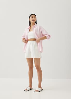 Maliya Striped Oversized Shirt