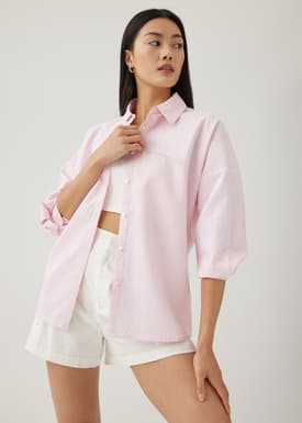 Maliya Striped Oversized Shirt