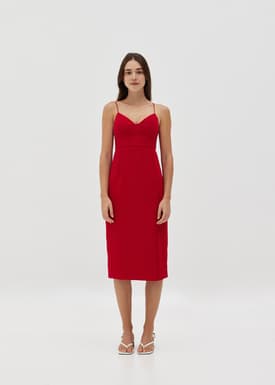 Amberly Padded Bustier Bodycon Dress