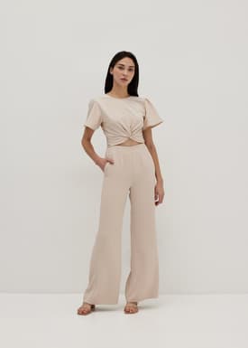 Bellany Twist Front Crop Top