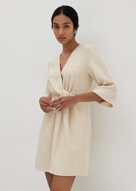 Liliana Twist Front Wrap Dress