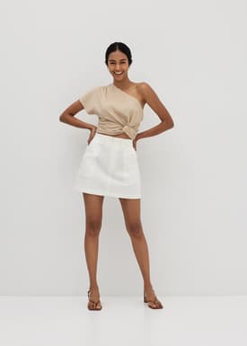 Josephine Knot Front Toga Top