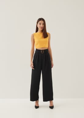 Leilani Belted Straight Leg Pants