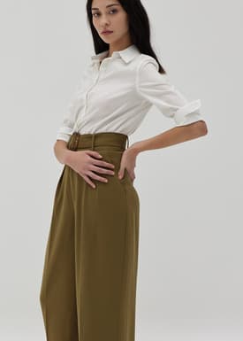 Leilani Belted Straight Leg Pants