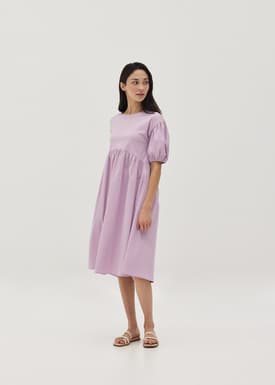Madisyn Puff Sleeve Flare Dress
