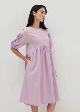 Madisyn Puff Sleeve Flare Dress
