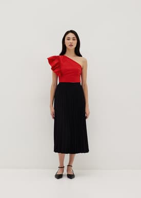 Kirsten Frill Toga Crop Top