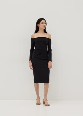 Jacqueline Off Shoulder Bodycon Dress