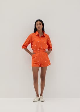 Charli Embroidered Relaxed Fit Shirt