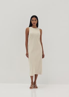 Talulah Padded Mesh Midi Dress