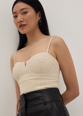 Xibrey Padded Bustier Top