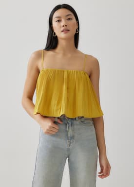 Chantria Pleat Flare Camisole