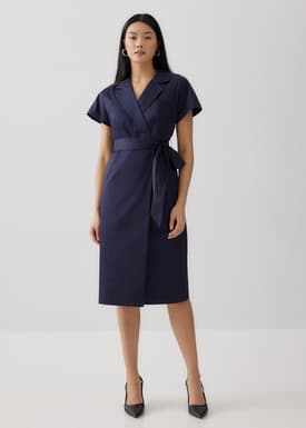 Iza Tailored Wrap Dress