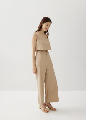 Constance Boxy Square Neck Crop Tank