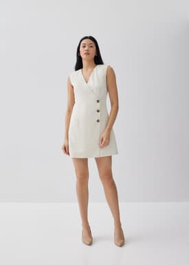 Elize Shift Wrap Dress