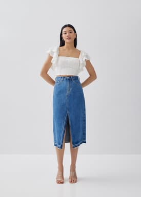 Winnie Padded Textured Bustier Crop Top