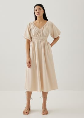 Marcia Elastic Ruched Dress
