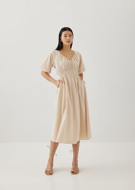 Marcia Elastic Ruched Dress